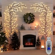 Гирлянда 1,5 м 144 LED, USB, 8 режимов, теплый свет