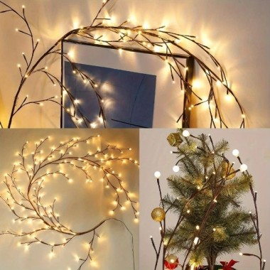 Гирлянда 1,5 м 144 LED, USB, 8 режимов, теплый свет Гирлянда 1,5 м 144 LED, USB, 8 режимов, теплый свет