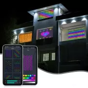 Гирлянда Штора от сети 3х3 м 400LED RGB + пульт дистанционного управления, SF-1 / Умная гирлянда с приложением на телефон