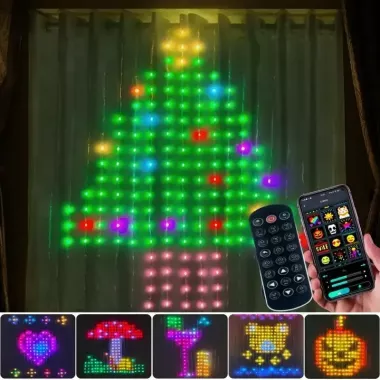 Гирлянда Штора от сети 3х3 м 400LED RGB + пульт дистанционного управления, SF-1 / Умная гирлянда с приложением на телефон Гирлянда Штора от сети 3х3 м 400LED RGB + пульт дистанционного управления, SF-1 / Умная гирлянда с приложением на телефон