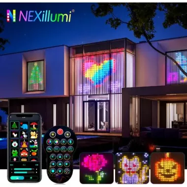 Гирлянда Штора от сети 3х3 м 400LED RGB + пульт дистанционного управления, SF-1 / Умная гирлянда с приложением на телефон Гирлянда Штора от сети 3х3 м 400LED RGB + пульт дистанционного управления, SF-1 / Умная гирлянда с приложением на телефон