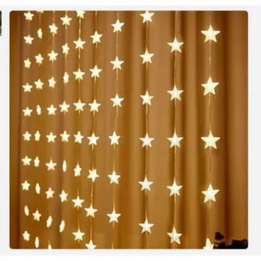 Гирлянда штора звездопад Curtain Lights Shooting Star 60 LED 3х3м White Гирлянда штора звездопад Curtain Lights Shooting Star 60 LED 3х3м White