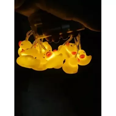 Гірлянда світлодіодна для дитячої кімнати DUCK 1.5 м Гірлянда із 10 пластикових міні-каченят