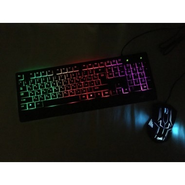 Игровая клавиатура и мышь UKC ZEUS M710 с подсветкой