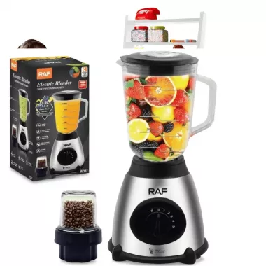 Блендер с кофемолкой RAF R.367 1000 Вт 1,5л Блендер с кофемолкой RAF R.367 1000 Вт 1,5л
