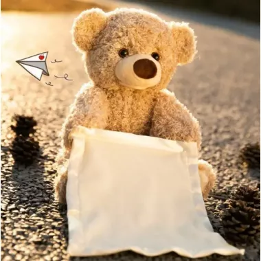 Интерактивная игрушка говорящий Мишка Пикабу Peekaboo Bear