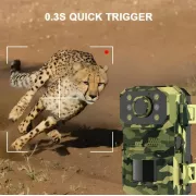 Камера для охоты на солнечной батарее A8S 4G, датчик движения, камуфляж