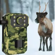 Камера для охоты на солнечной батарее A8S 4G, датчик движения, камуфляж