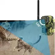 Камера для охоты на солнечной батарее A8S 4G, датчик движения, камуфляж