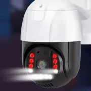 Камера внешнего видеонаблюдения 4G Sim V380 PRO Уличная видеокамера IP 66 с ночной съемкой