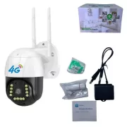 Камера внешнего видеонаблюдения 4G Sim V380 PRO Уличная видеокамера IP 66 с ночной съемкой