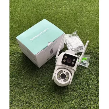 Камера видеонаблюдения 6MP ICESEE поворотная, с двумя объективами A28