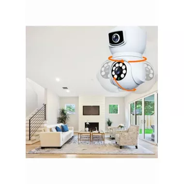 Камера видеонаблюдения в патрон PTZ-Lamp (2 камеры) V380