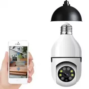 Камера видеонаблюдения в патрон IPC-V380-E27 удаленный доступ, ночная съёмка, определение движения, микрофон