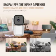 Умная WiFi IP камера для дома видеонаблюдения Noxon Smart Camera 360 охрана для вашего дома и квартиры без слепых зон с двухсторонней связью