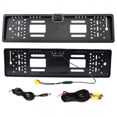 Камера заднього виду HD-105 у номерній рамці, рамка для номерних знаків з камерою Камера заднього виду HD-105 у номерній рамці, рамка для номерних знаків з камерою