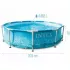 Каркасный бассейн с фильтром в комплекте Intex 28208 Морской принт 305 x 76 см