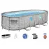 Семейный овальный каркасный бассейн Bestway 56716 549х274х122 см с фильтром и лестницей на 13420 л