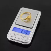 Карманные ювелирные весы с защитной крышкой, компактного размера 0,01 г – 200 г