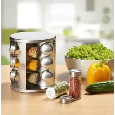 Карусель для специй Spice carousel 12 отсеков. Контейнеры для специй