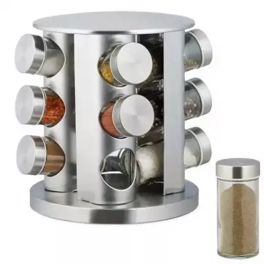 Карусель для специй Spice carousel 12 отсеков. Контейнеры для специй