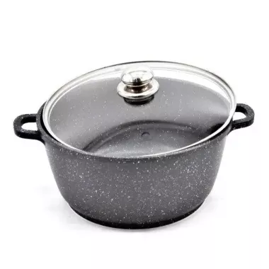 Кастрюля казан с крышкой Benson BN-297 из литого алюминия и мраморным антипригарным покрытием объемом 1.5 л. Кастрюля казан с крышкой Benson BN-297 из литого алюминия и мраморным антипригарным покрытием объемом 1.5 л.