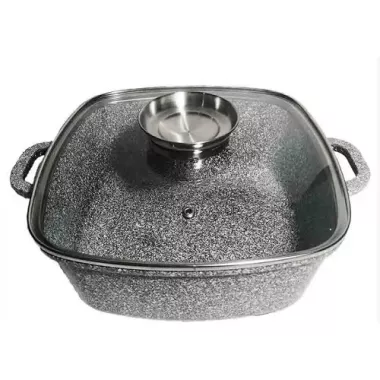 Казан жаровня с крышкой UNIQUE UN-5207