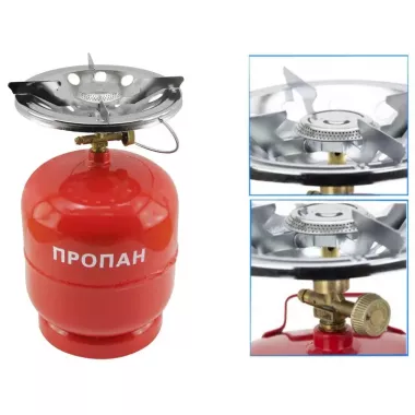 Кемпинговый газовый баллон Турист на 8 л.