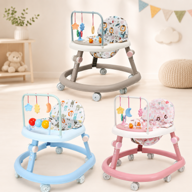 Ходунки детские складные с игровой панелью / Ходунки с погремушками X-624