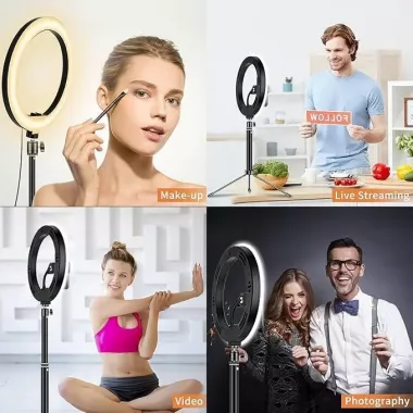 Кільцева лампа 32см LED для професійної зйомки