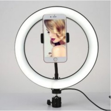 Кольцевая лампа RING FILL LIGHT 26С на штативе  с держателелем телефона