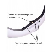 Кільцева LED лампа YQ-320B (30см) з утримувачем телефону для бьюті селфі зйомки Ring Light