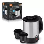 Компактный туристический чайник с двумя чашками RAF R7887 / Мини-чайник электрический