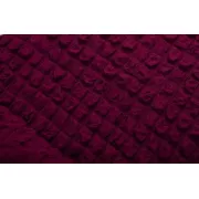 Комплект чехлов на стулья без оборки 6 штук (бордовый)