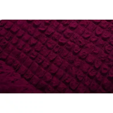 Комплект чехлов на стулья без оборки 6 штук (бордовый)