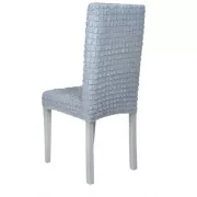 Комплект чехлов на стулья без оборки 6 штук (серый)