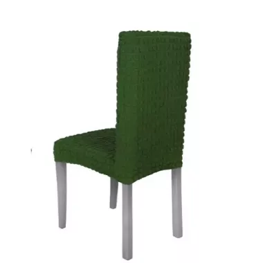 Комплект чохлів на стільці без оборки 6 штук (зелений) Комплект чохлів на стільці без оборки 6 штук (зелений)