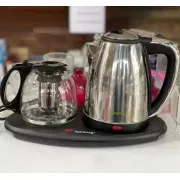 Комплект электрочайник с заварником на подставке из нержавеющей стали Rainberg RB-2504