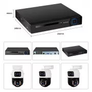 Комплект видеонаблюдения проводной с просмотром через 3G сеть DVR KIT 4ch металл HD набор на 4 камеры с регистратором