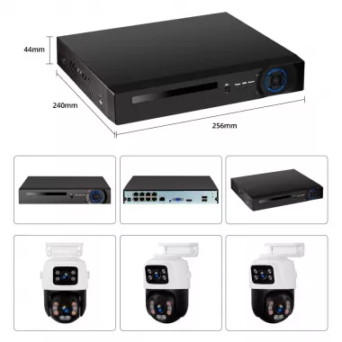 Комплект видеонаблюдения проводной с просмотром через 3G сеть DVR KIT 4ch металл HD набор на 4 камеры с регистратором
