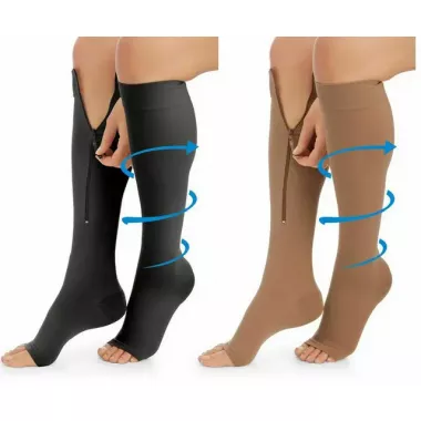 Компресійні гольфи Zip Sox, шкарпетки від варикозу