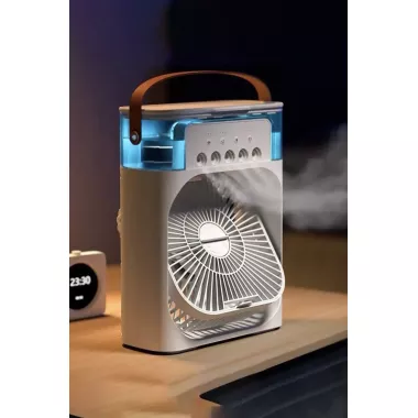 Кондиционер настольный вентилятор с увлажнителем воздуха Fanmini 3 в1 Кондиционер настольный вентилятор с увлажнителем воздуха Fanmini 3 в1