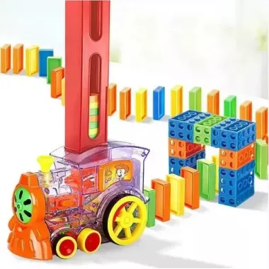 Конструктор игрушка-поезд домино, DOMINO Happy Truck sciries COLORS 60 деталей Конструктор игрушка-поезд домино, DOMINO Happy Truck sciries COLORS 60 деталей