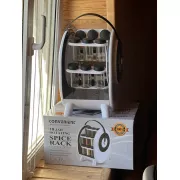 Контейнер для специй / Набор приправных банок 18 шт БЕЛАЯ AND 1-62