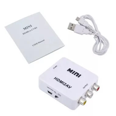 Конвертер HDMI to AV (RCA) Donli av 001 видео и звук (4273)