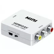 Конвертер HDMI to AV (RCA) Donli av 001 видео и звук (4273)