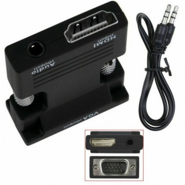 Конвертер с HDMI на VGA OUT Black