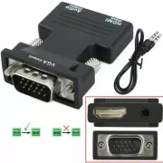 Конвертер с HDMI на VGA OUT Black