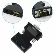 Конвертер с HDMI на VGA OUT Black