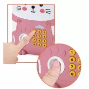 Копилка-сейф с кодовым замком и отпечатком Милый Мишка